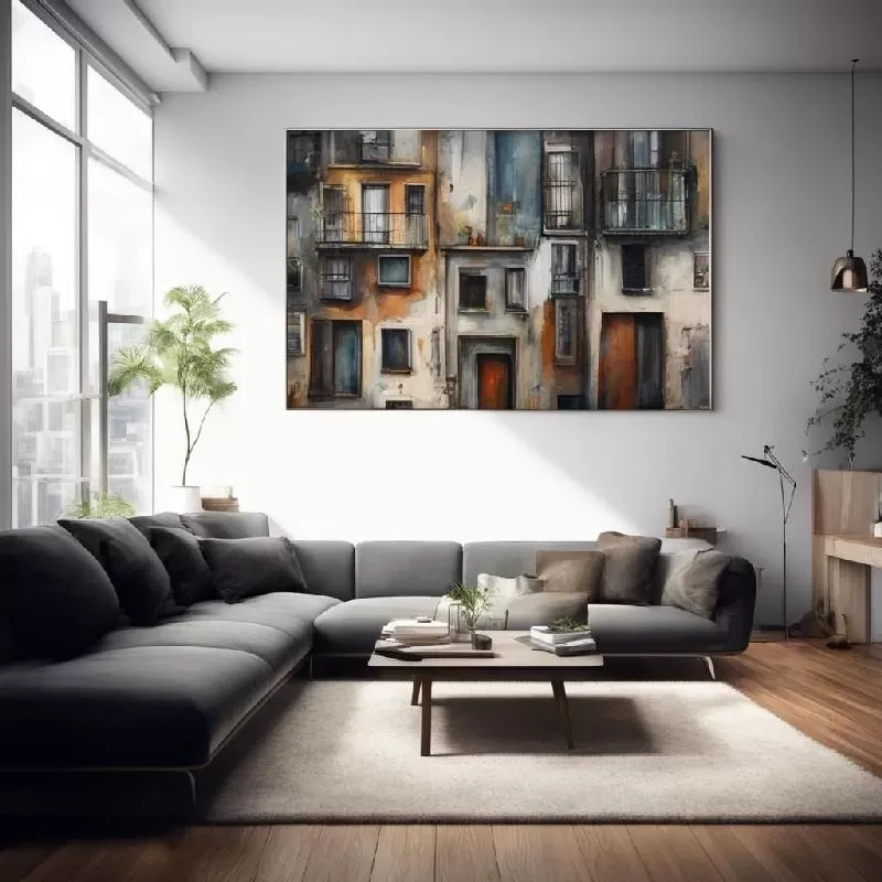 Картина “Городской пейзаж” Картина “Городской пейзаж”