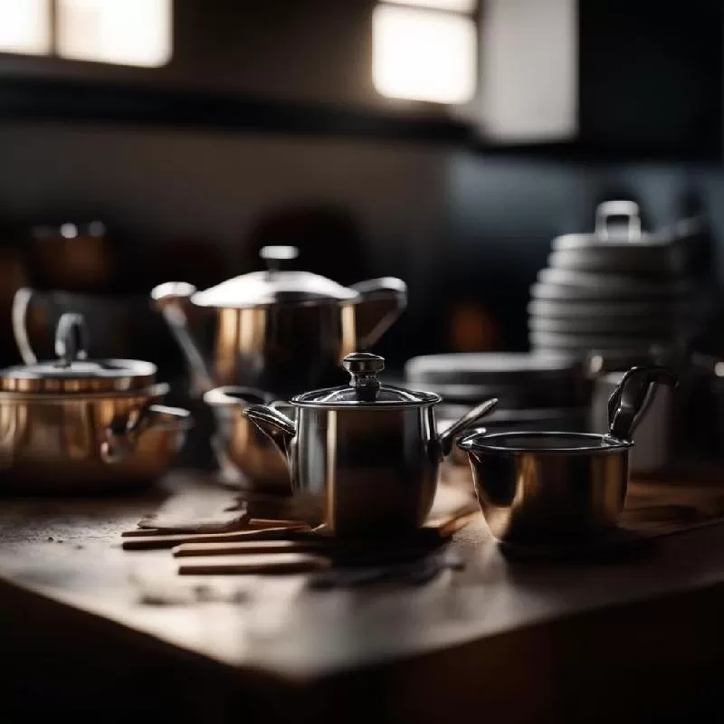 Набор посуды из нержавеющей стали для варки и приготовления пищи Набор посуды из нержавеющей стали для варки и приготовления пищи