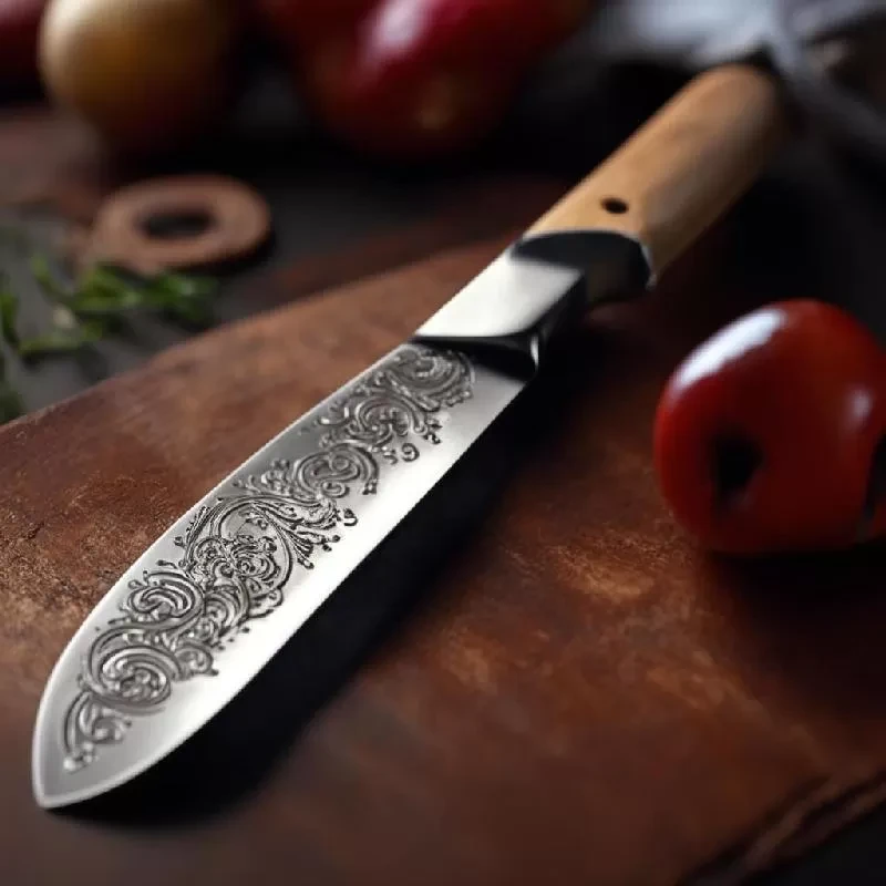 Столовый нож из высококачественной нержавеющей стали Столовый нож из высококачественной нержавеющей стали