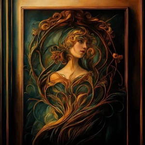 “Девушка среди ветвей” “Девушка среди ветвей”